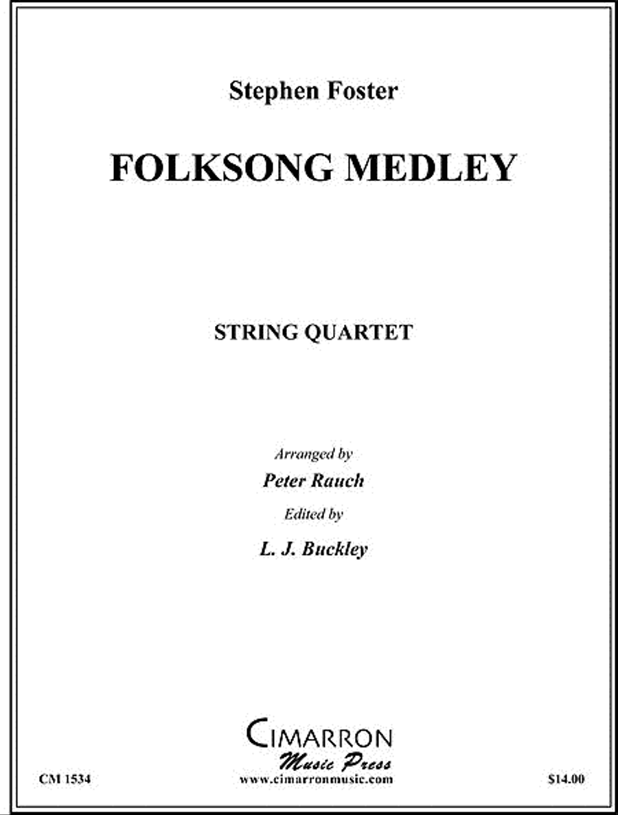 Folksong Medley String Quartet scores gallery preview page 1