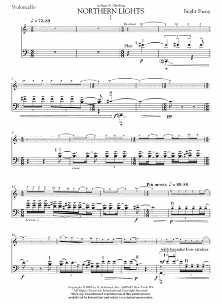 Northern Lights Piano Accompaniment scores gallery preview page 6