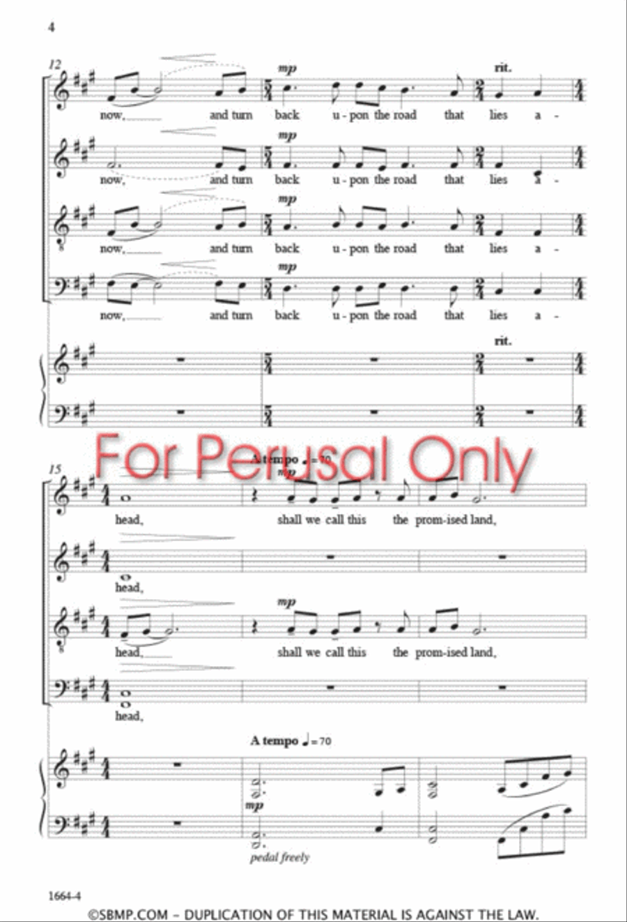 Light the World Light the World 4-Part scores gallery preview page 3