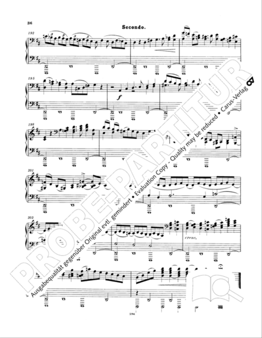 Ein Deutsches Requiem (German Requiem) Piano Duet scores gallery preview page 45