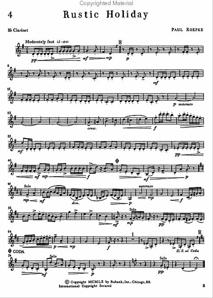 Ensemble Repertoire for Woodwind Quintet Woodwind Quintet scores gallery preview page 5