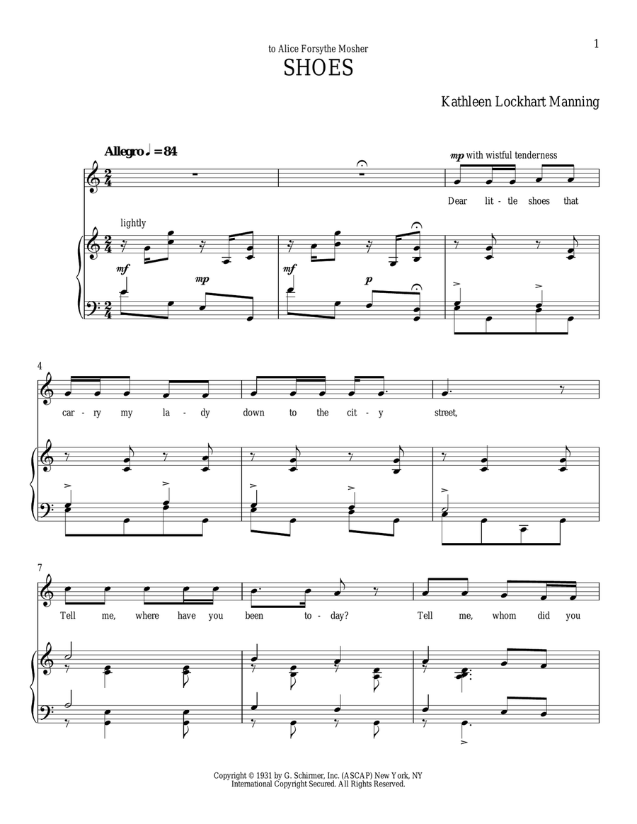 Shoes Shoes Baritone Horn TC scores gallery preview page 1