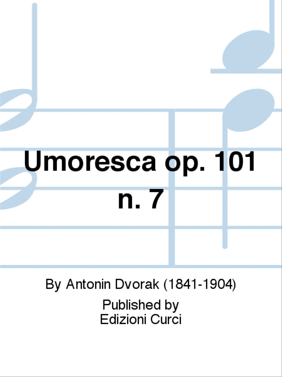 Umoresca op. 101 n. 7 Piano Solo scores gallery preview page 1