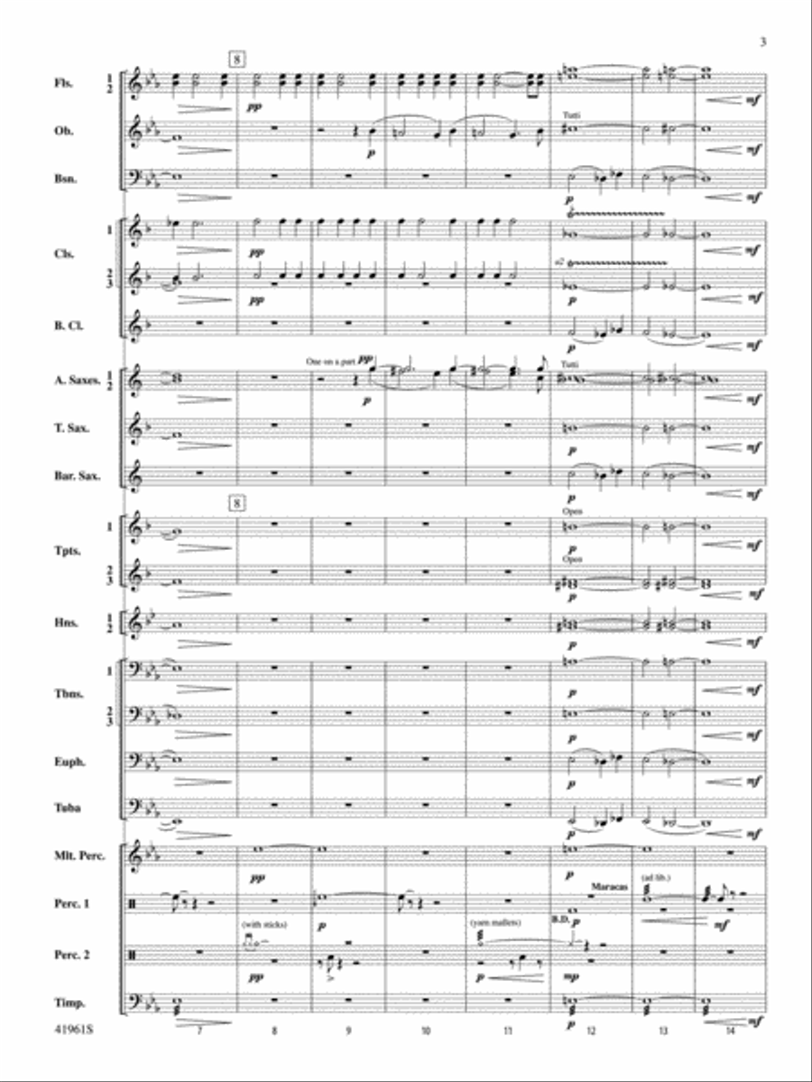 Aquatica: Score Concert Band scores gallery preview page 3