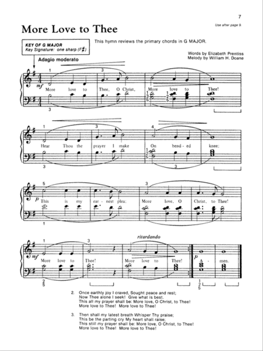 Alfred's Basic Piano Course Hymn Book, Level 3 Piano Method scores gallery preview page 3