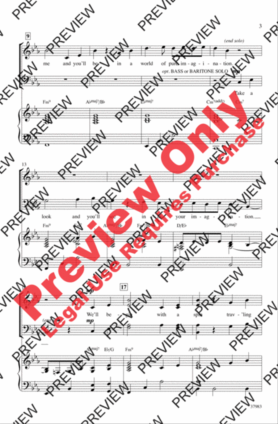 Pure Imagination Pure Imagination 4-Part scores gallery preview page 3