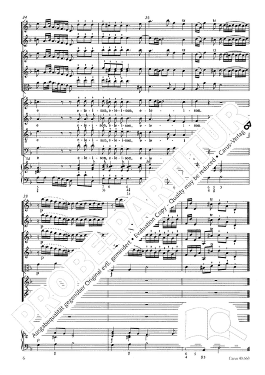 Mass in D minor (Missa in d) ATB scores gallery preview page 22