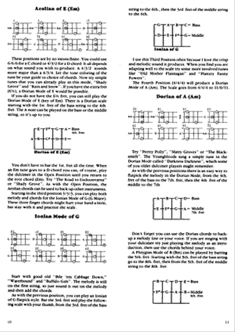 Dulcimer Chord Book Dulcimer scores gallery preview page 2