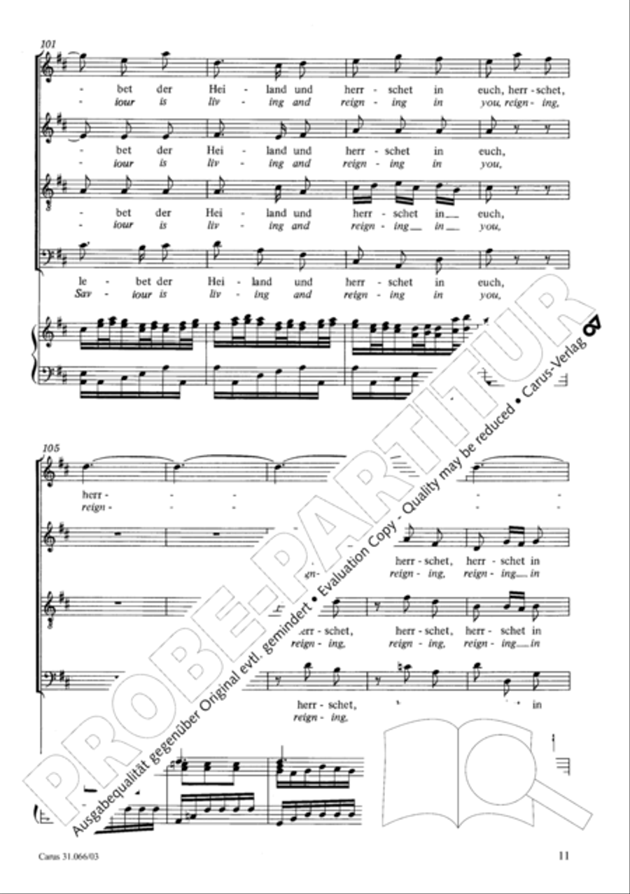 Be joyful, you Christians (Erfreut euch, ihr Herzen) ATB scores gallery preview page 12