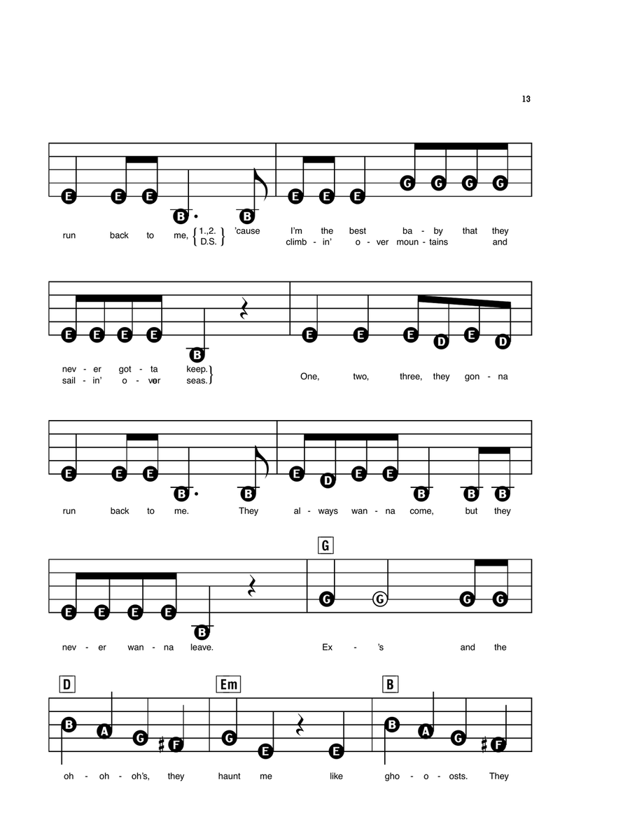 Ex's & Oh's Electronic Keyboard scores gallery preview page 3