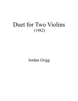 Duet for Two Violins (1982)