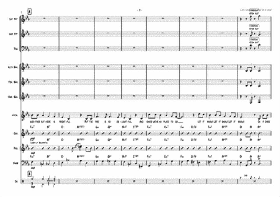 Let It Snow! Let It Snow! Let It Snow! Jazz Ensemble scores gallery preview page 2