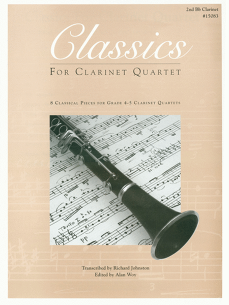 Classics For Clarinet Quartet - 2nd Bb Clarinet image number null