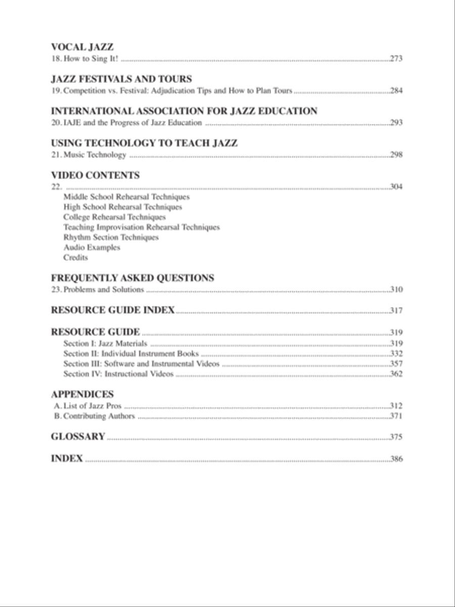 Jazz Pedagogy Textbook scores gallery preview page 3