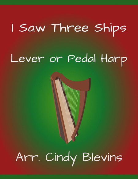 I Saw Three Ships, for Lever or Pedal Harp image number null
