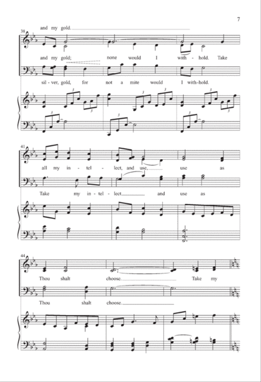 Consecrated Consecrated 4-Part scores gallery preview page 6