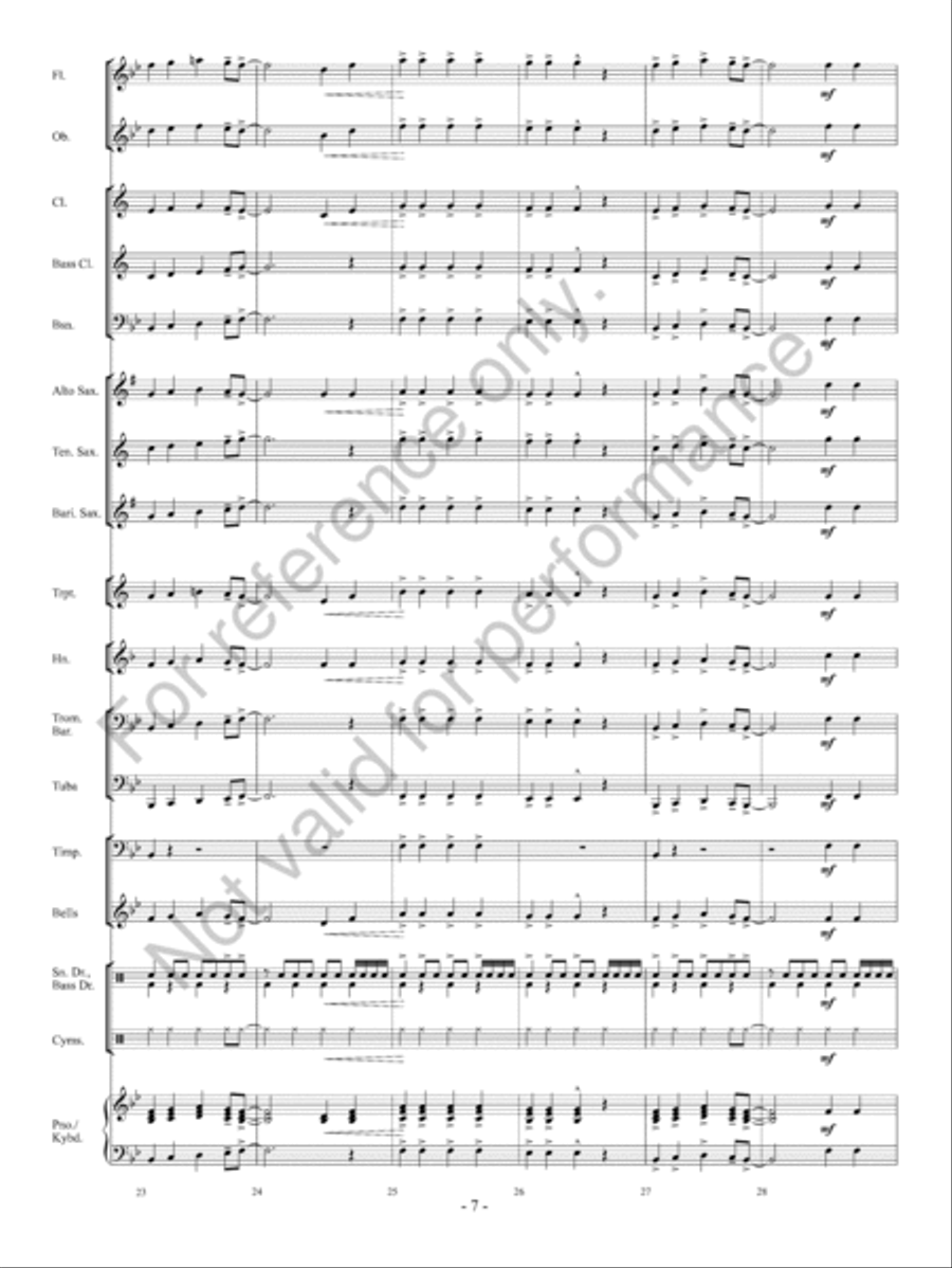 Band Rocks! Concert Band scores gallery preview page 8