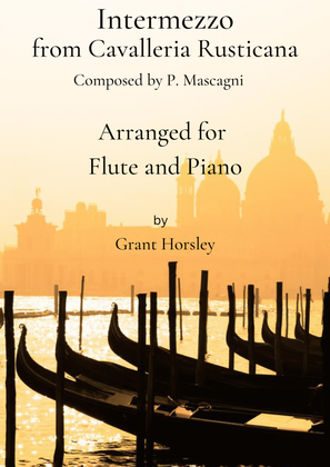 Book cover for "Intermezzo" from Cavalleria Rusticana- Flute and Piano