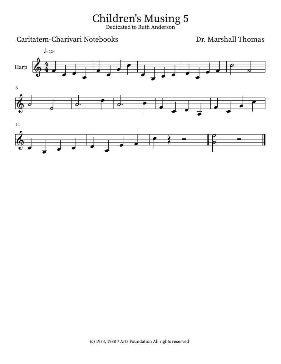 Children's Musing 5 Small Ensemble scores gallery preview page 3