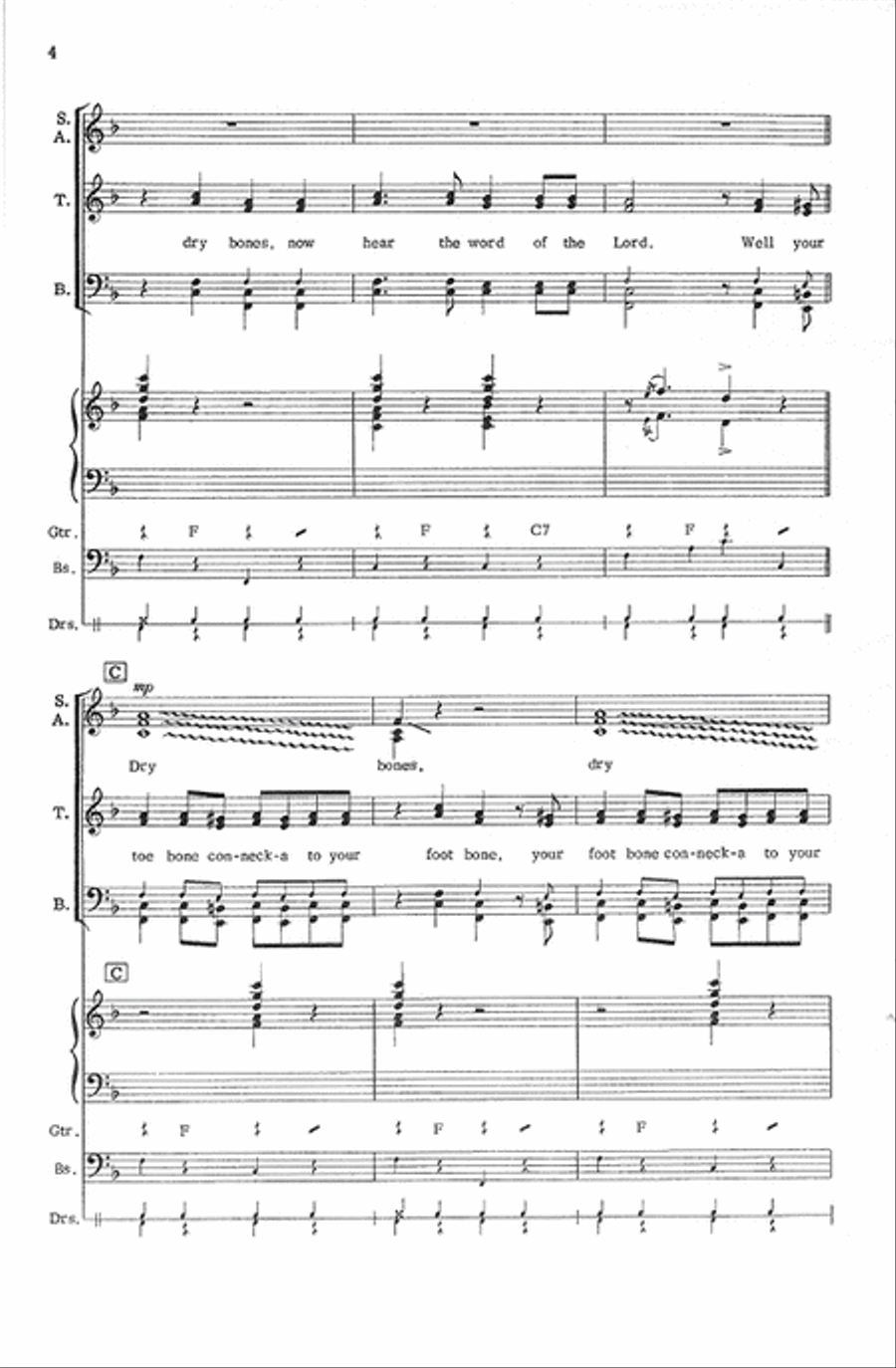 Dry Bones Dry Bones Divisi scores gallery preview page 4