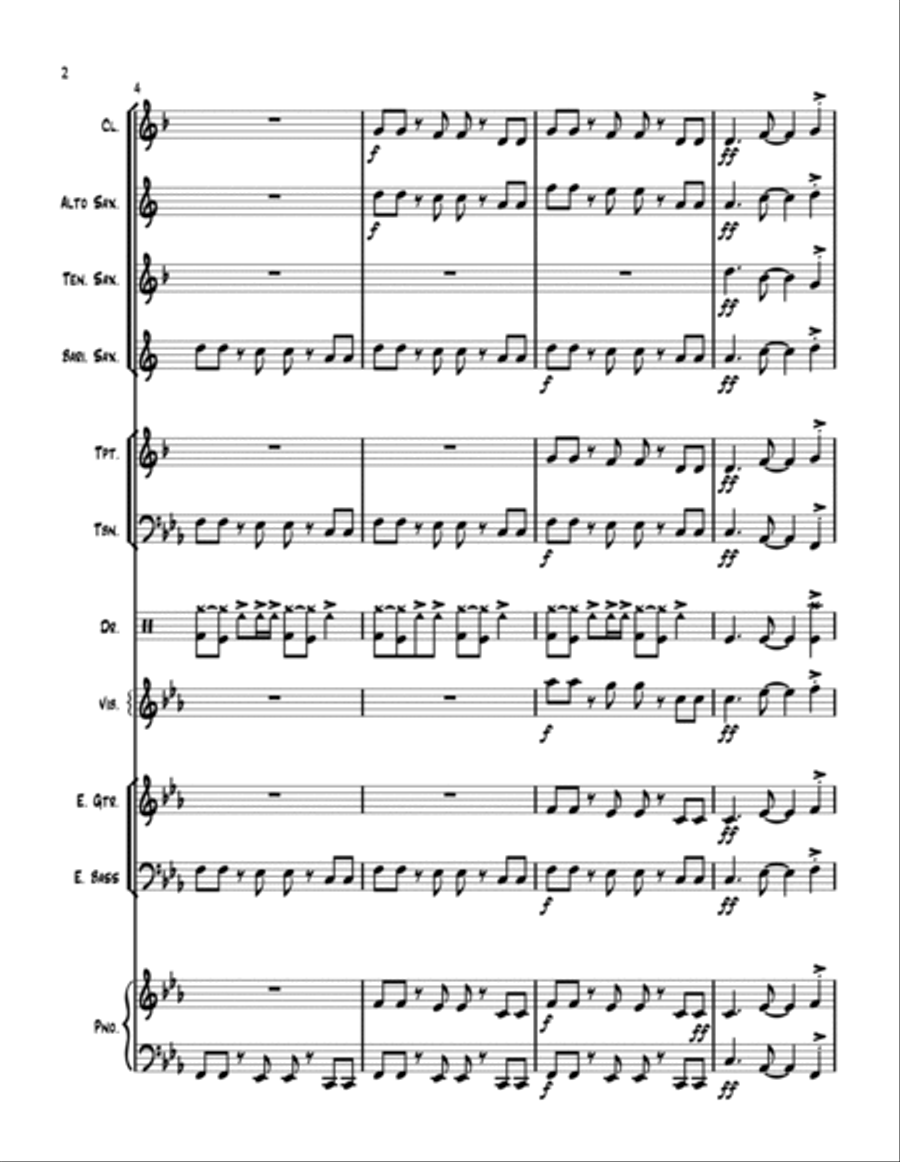 Night Groove Jazz Ensemble scores gallery preview page 3