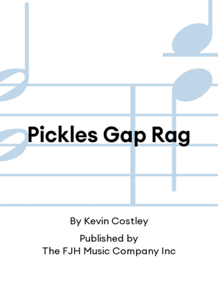 Book cover for Pickles Gap Rag