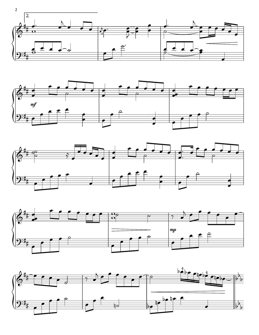 At The Cross At The Cross Piano Solo scores gallery preview page 2