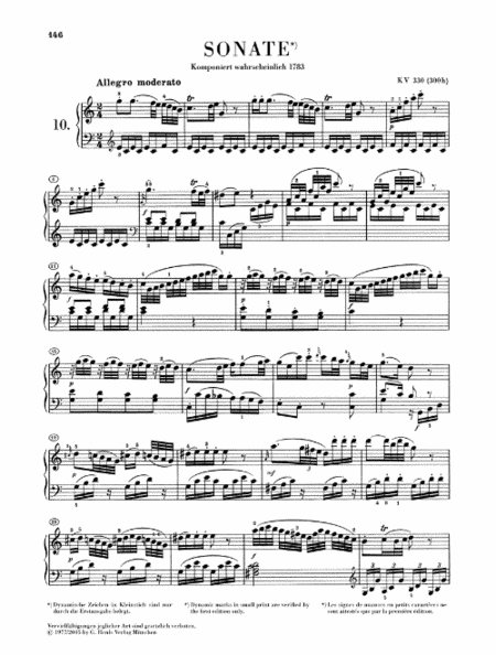 Piano Sonatas - Book II by Wolfgang Amadeus Mozart Piano Solo - Sheet Music