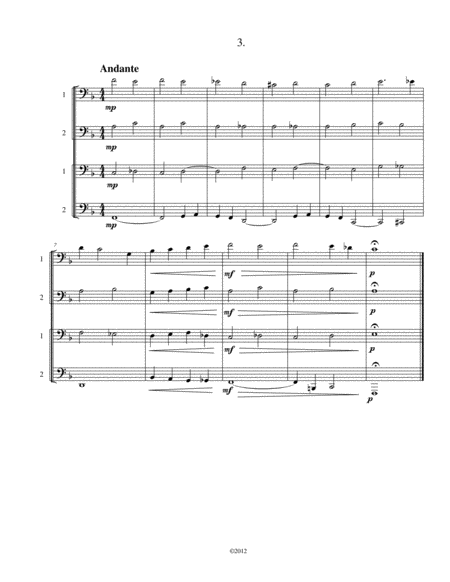 Stylized Warm-Ups for the Modern Trombone Quartet image number null