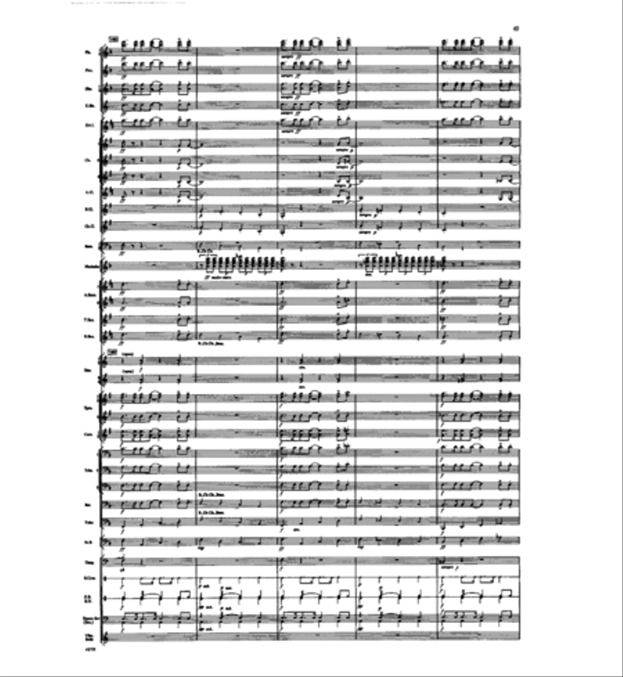Concertino for Marimba and Winds Concert Band scores gallery preview page 61
