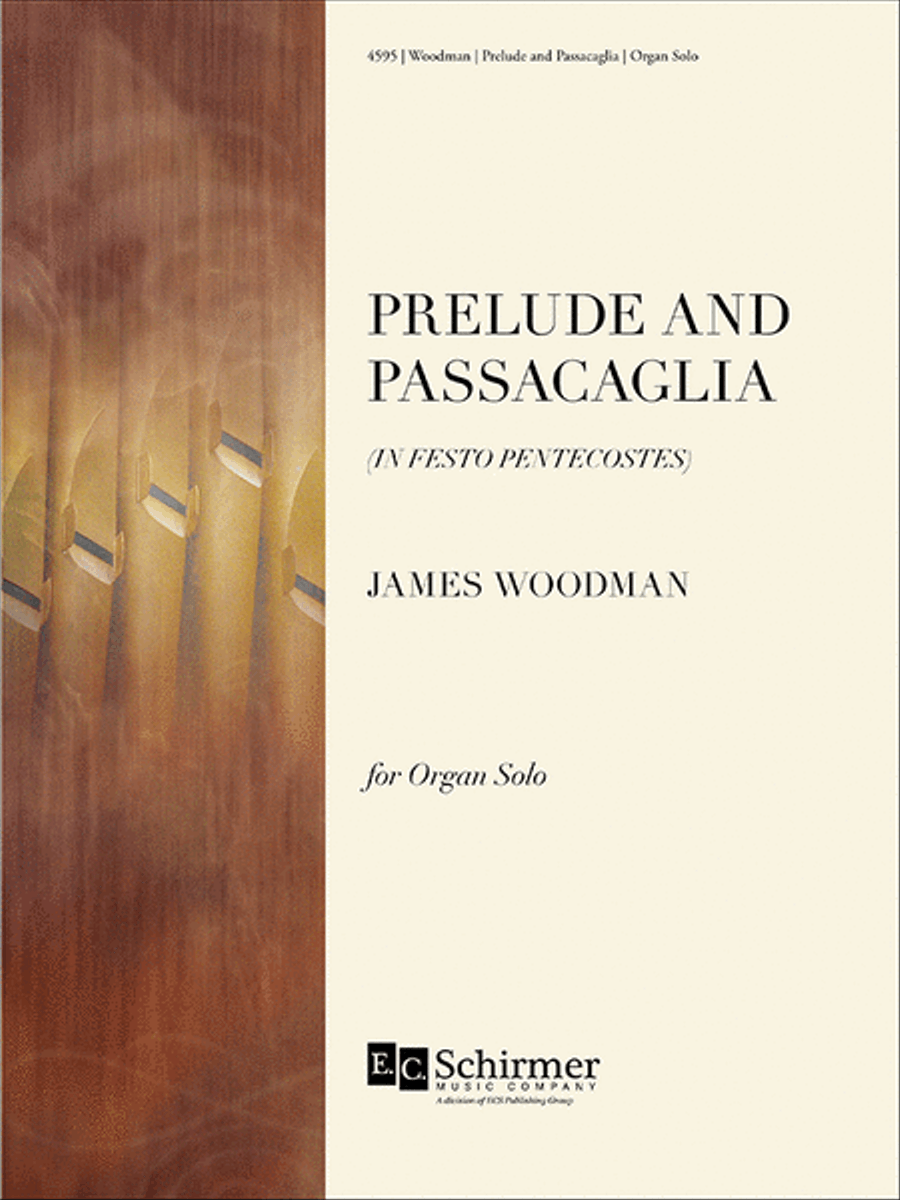 Prelude and Passacaglia Organ scores gallery preview page 1