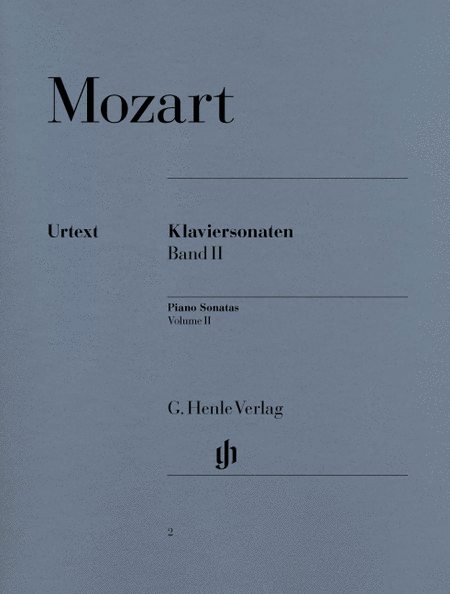 Wolfgang Amadeus Mozart: Klaviersonaten - Band II (Piano Sonatas - Volume II)
