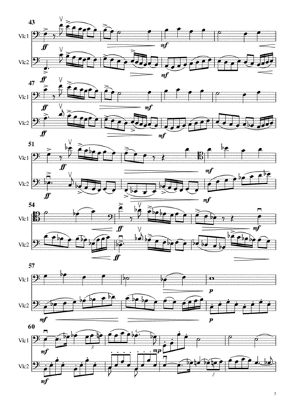 Pavane, Gabriel Faure, op. 50 for Cello Duet image number null