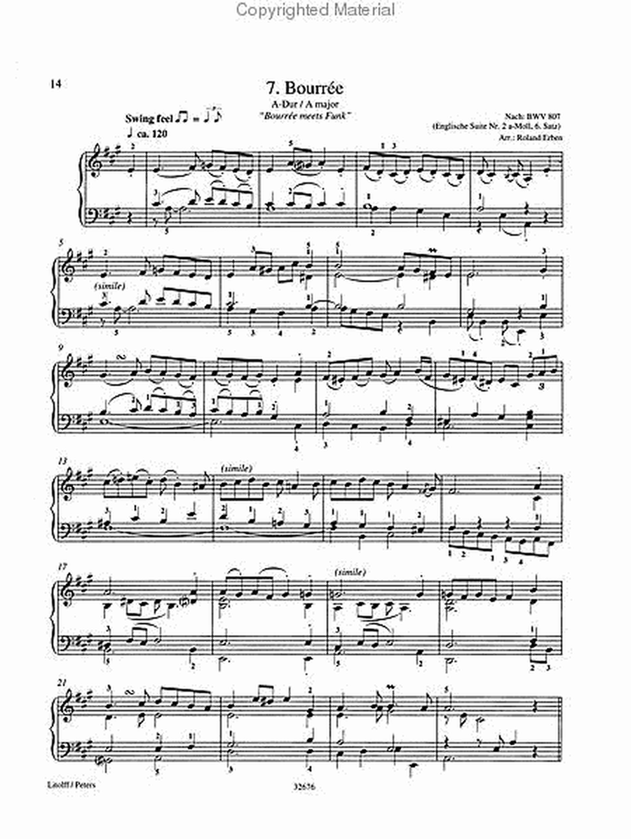 The Swinging Baroque Piano, Vol. 1