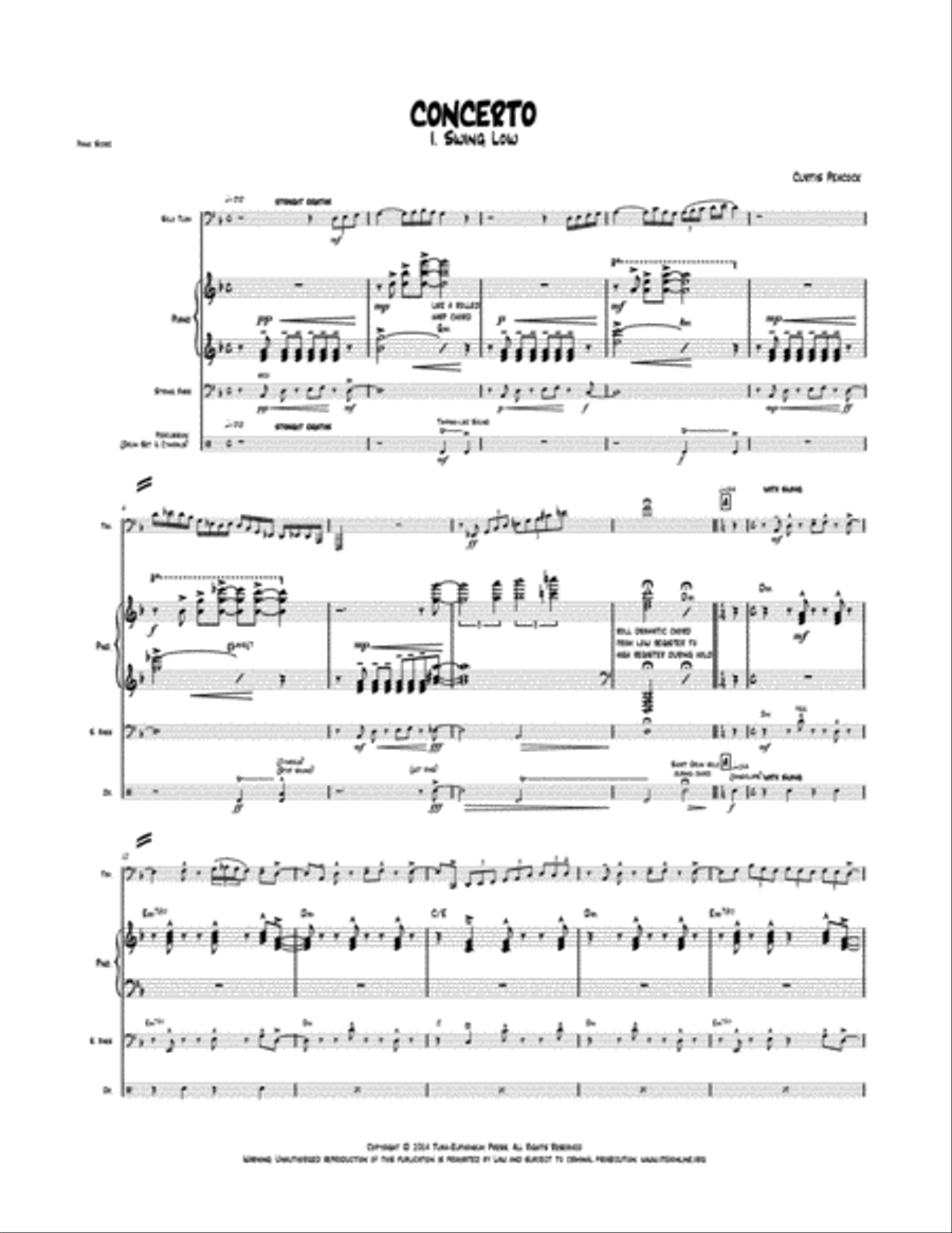 Concerto Concerto Tuba scores gallery preview page 4