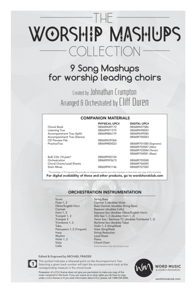 The Worship Mashups Collection - Choral Book