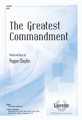Book cover for The Greatest Commandment