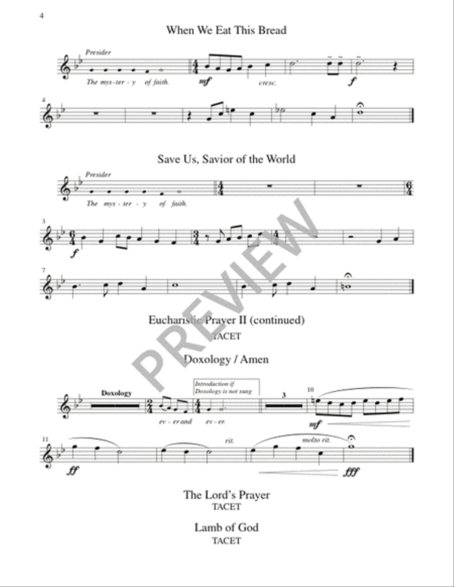 Mass of Creation - Brass and Timpani edition 3-Octaves scores gallery preview page 13