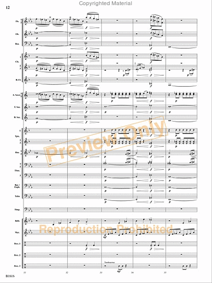 One Giant Leap Concert Band scores gallery preview page 13