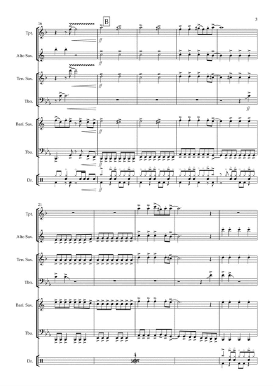 Rock Lobster Small Ensemble scores gallery preview page 3