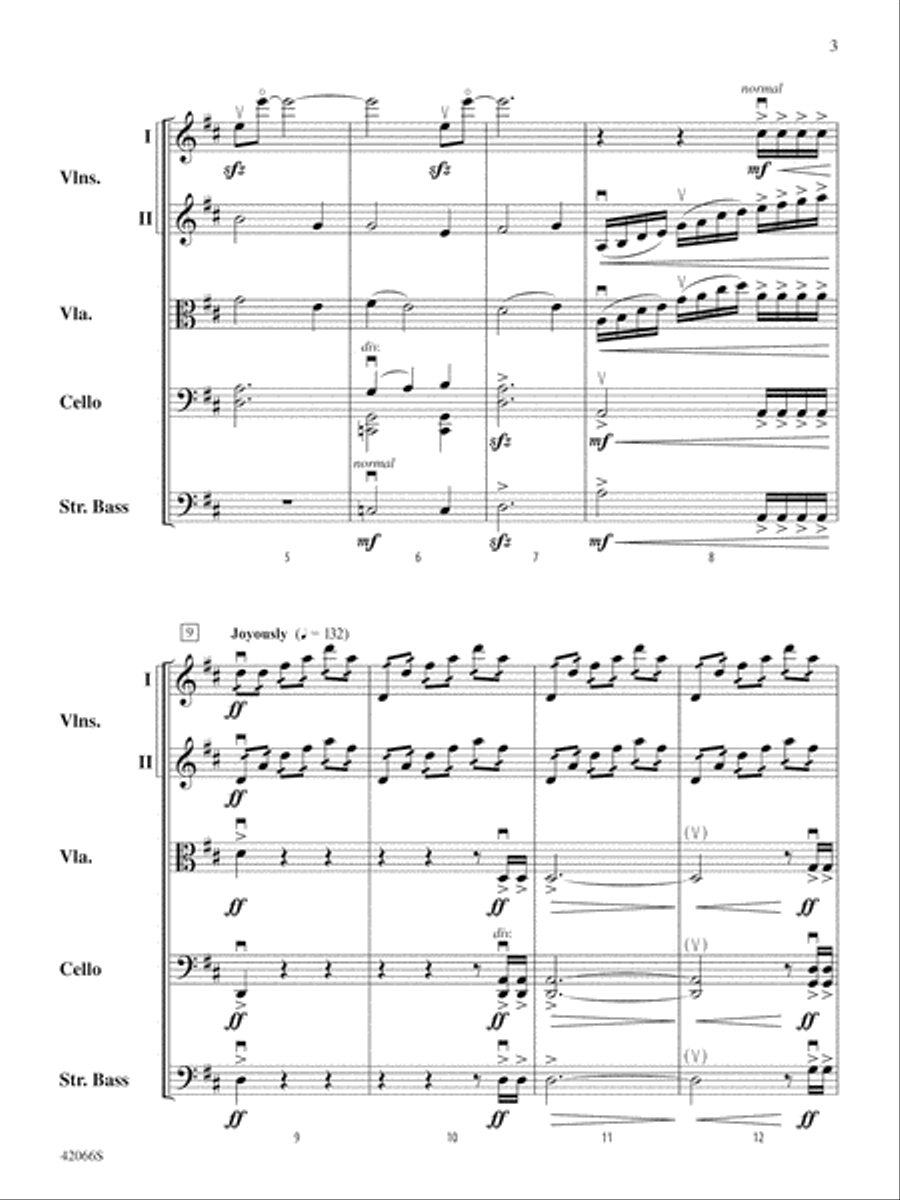 To Guard and Guide: Score String Orchestra scores gallery preview page 3