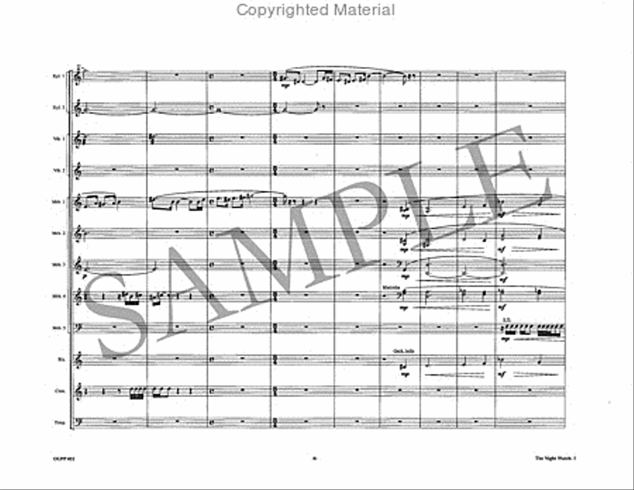 The Night Watch Percussion Ensemble scores gallery preview page 7