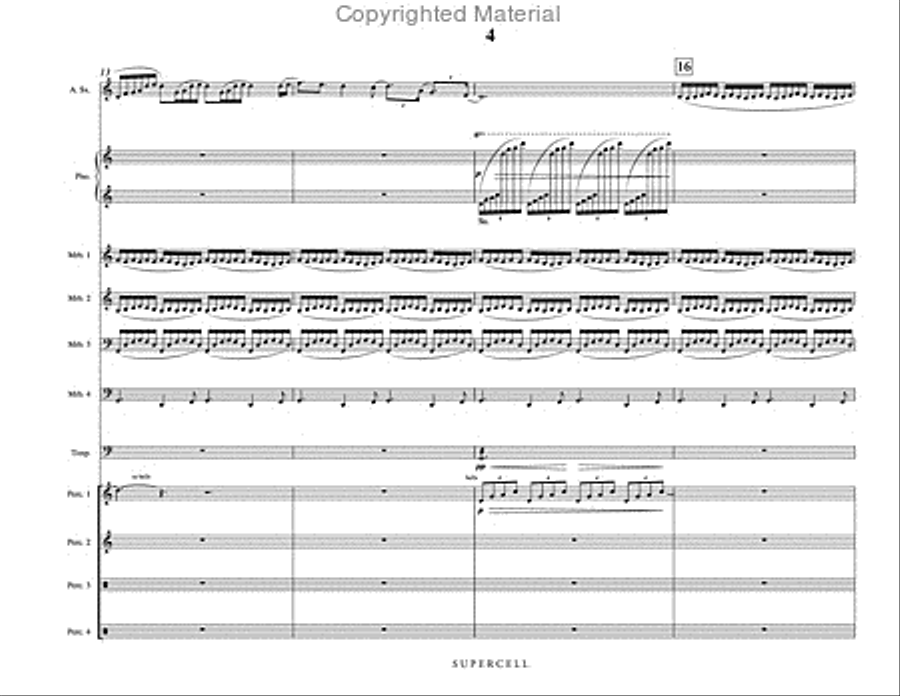 SuperCell Percussion Ensemble scores gallery preview page 5