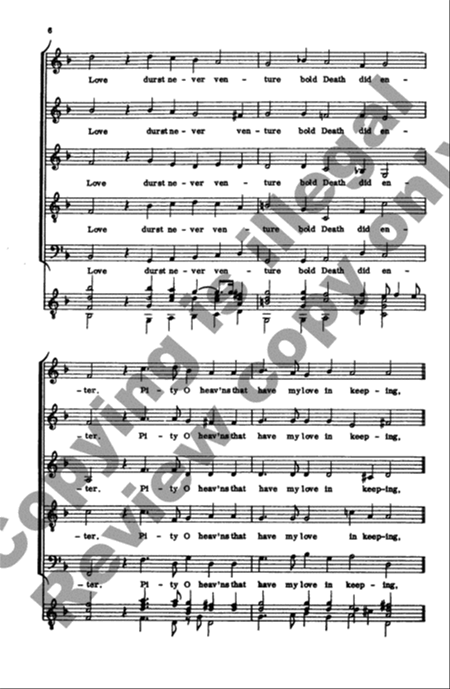 Invitation to Madrigals, Book 7 SSATB scores gallery preview page 8