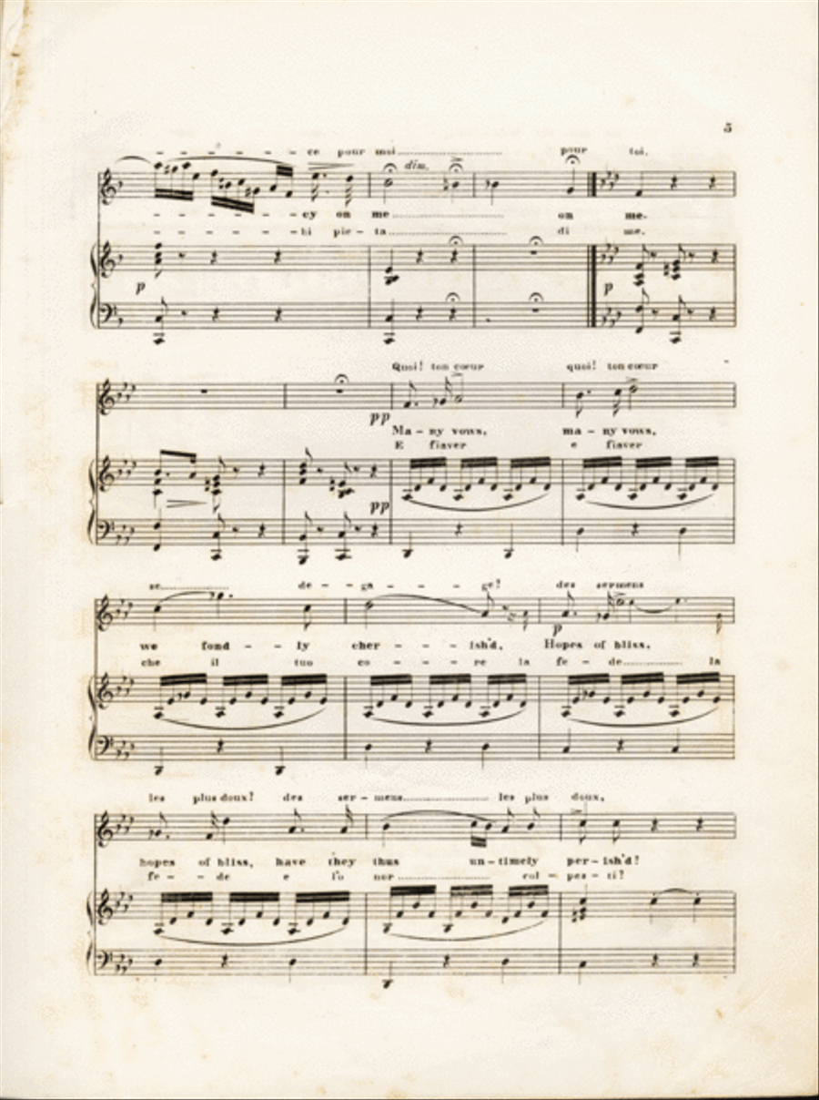 Robert, Idol of My Heart. Cavatina From Robert Le Diable Voice scores gallery preview page 4