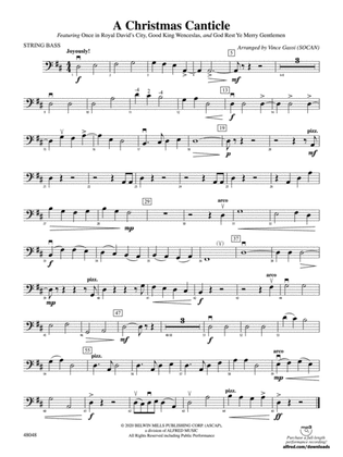 A Christmas Canticle: String Bass