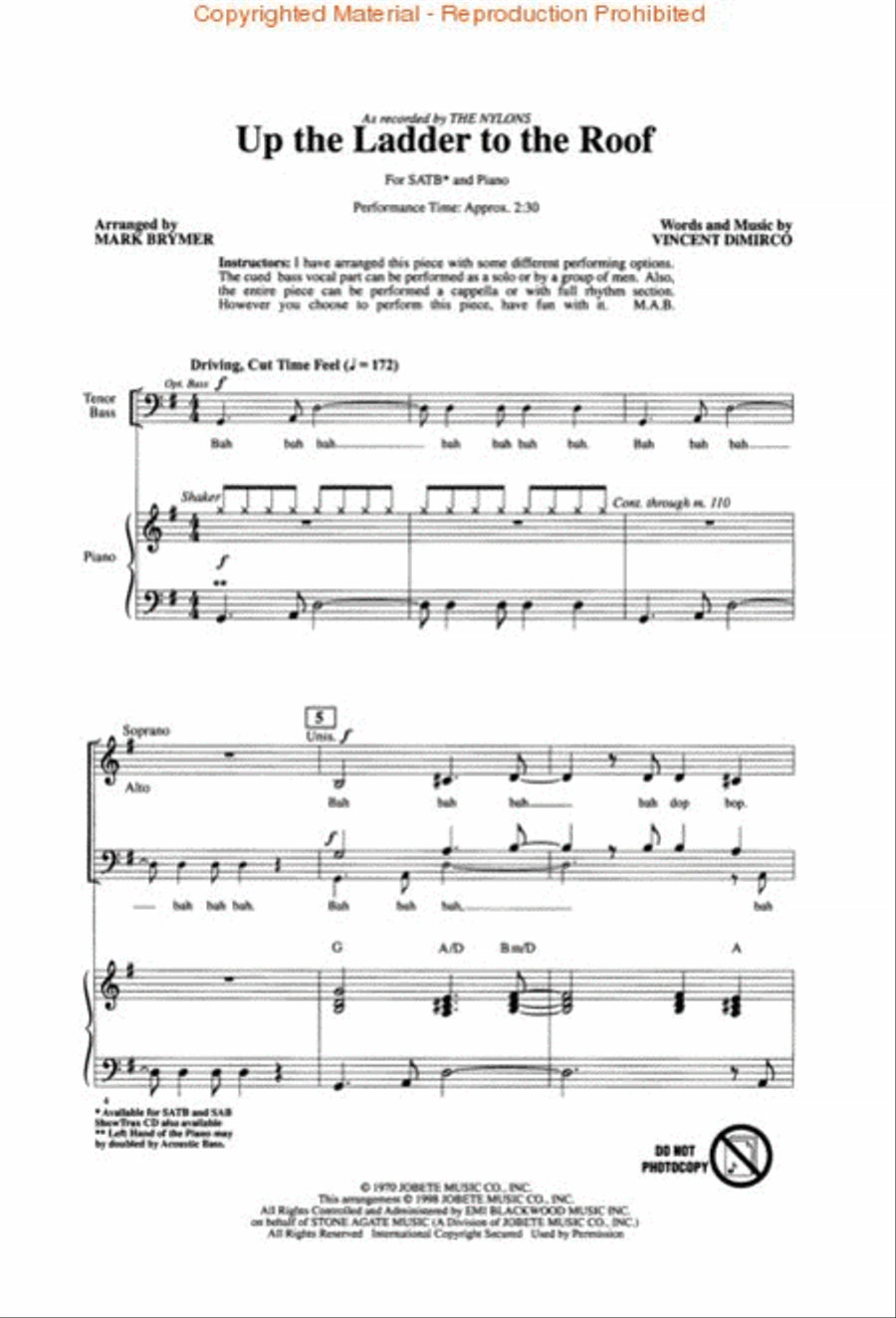 <br>Sheet music extract
