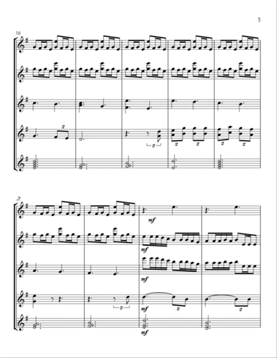 Carol of Emmanuel for Mallets Glockenspiel scores gallery preview page 3