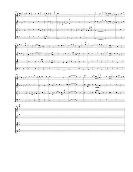 J'ay pris amours (arrangement for 4 recorders)