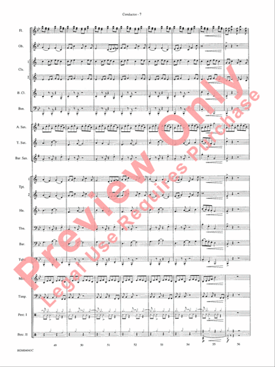 Kronos Kronos Concert Band scores gallery preview page 10